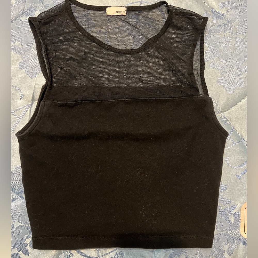 Mesh crop top